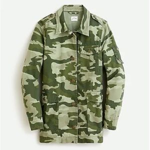 J.Crew camo jacket, M